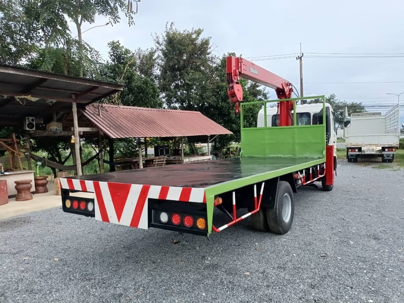 Hino 6 ล้อ 144 แรง กระบะเครน 3.5 ตัน 