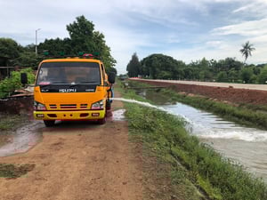 Isuzu 6ล้อ NPR130 แรง รถน้ำ 5,000 ลิตร ยูโร2 ปี 51  ราคา 490,000 บาท 