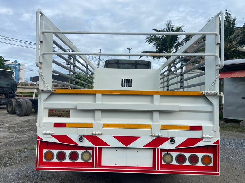6ล้อ กระบะคอก ISUZU NQR 175แรง กระบะยาว 4.10 เมตร  