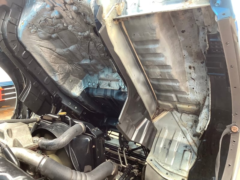 Hino 6 ล้อ กระบะพื้นเลทยาว 6.5 เมตร รถวิ่งน้อย ปี54 