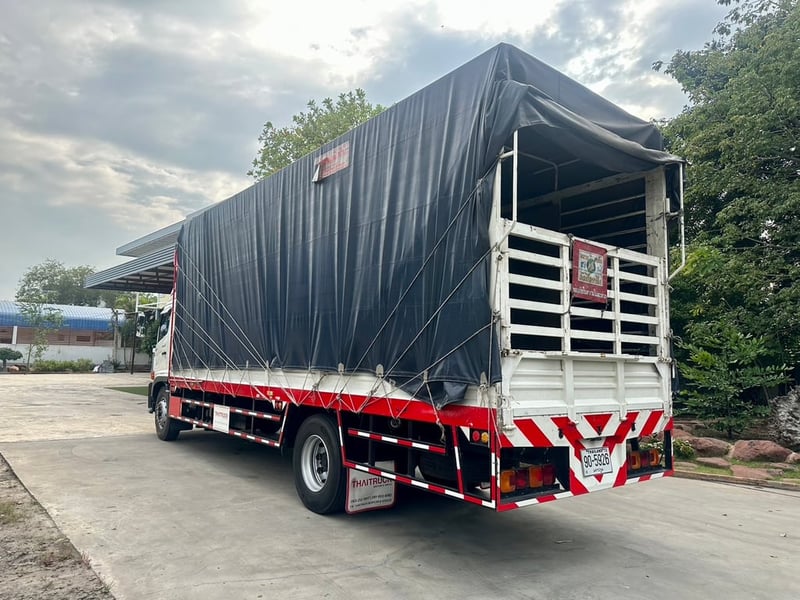 Hino Fg8j240แรง 6ล้อใหญ่ ปี66 กะบะคอกยาว 7.7เมตร
