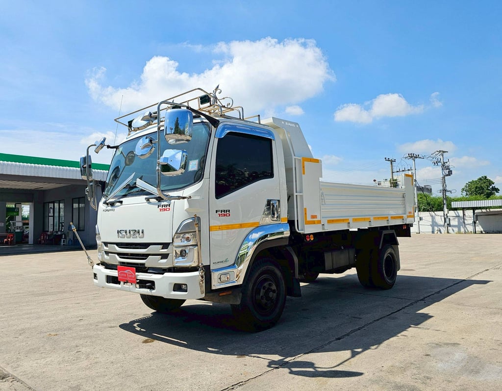 ISUZU #FRR190 6 ล้อ ดั้มพ์ 5 คิว ปี 2565 ไมล์ 50,000 โล