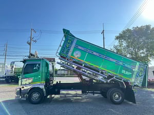 Hino mega 210 ปี64 ไมล์ 5x,xxx กระบะดั้มยาว 5เมตร