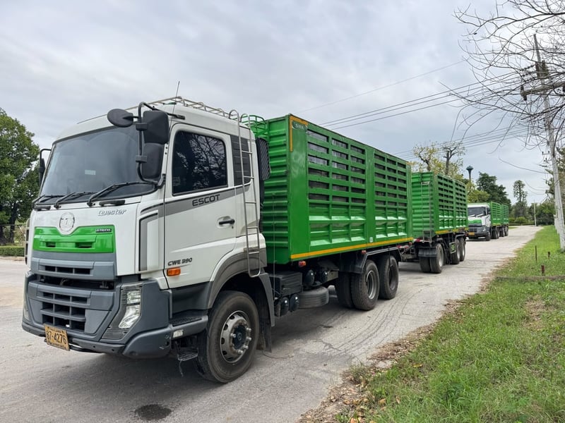 UD Truck CWE 390 พ่วงดั้ม แม่+ลูก 