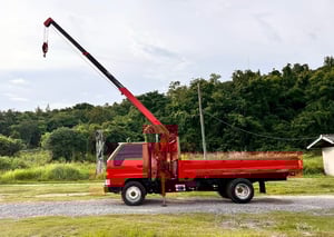 TOYOTA DYNA เครื่อง 14B  ติดเครน TADANO 2.5 ตัน  3 ปลอก 