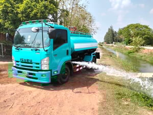 Isuzu FRR210 6 ล้อ ยูโร3 ปี52  รถน้ำ 6,000 ลิตร