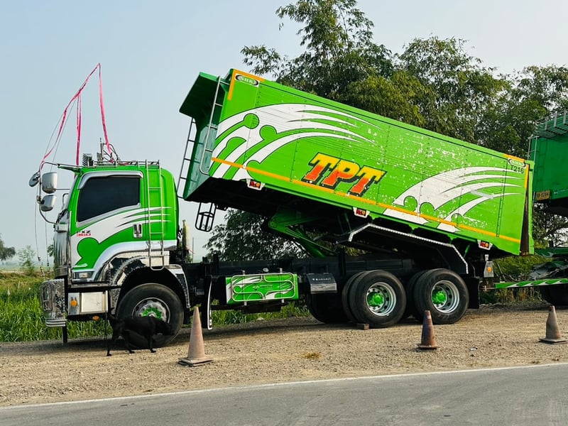 Isuzu FXZ360 ปี 65 ไมล์ 130,000 อู่ สหกิจดั้ม  ดั้มแม่ + ลูก 