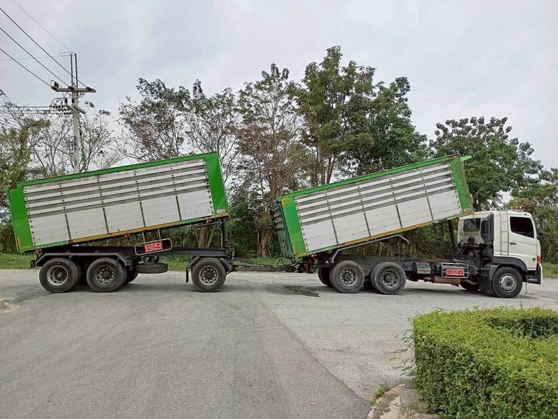 HINO Victor 500 344 แรง EURO 3 ทะเบียน 65-8843 พ่วง 65-8937