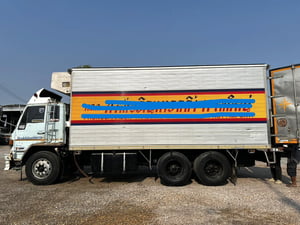 10ล้อ ตู้เย็น Rocky ISUZU FVM 195แรง ปี39 