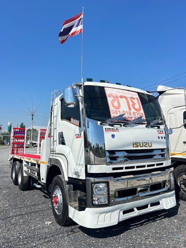 10ล้อISUZU360ปี56ท้ายลาด สองเพลา 