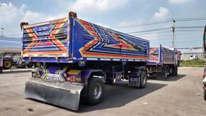 หกล้อดั้ม พ่วง แม่-ลูก FRR 210แรง ปี 2563