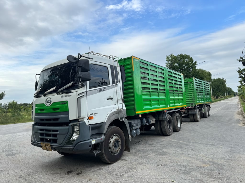 UD Truck CWE 390 ทะเบียน 67-4278 พ่วง 67-4279 