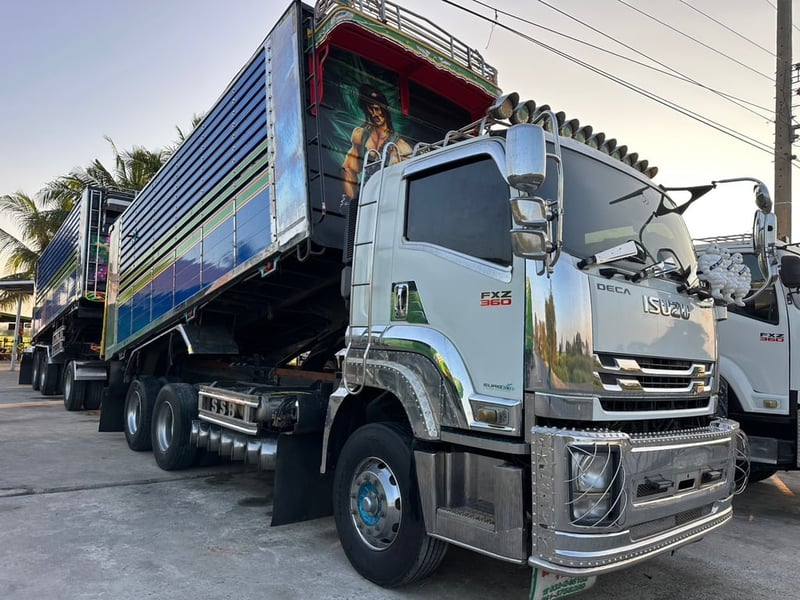 พ่วงแม่ลูก FXZ360 ปี62 ดั้มเกษตร อู่ ส สมบัติ 