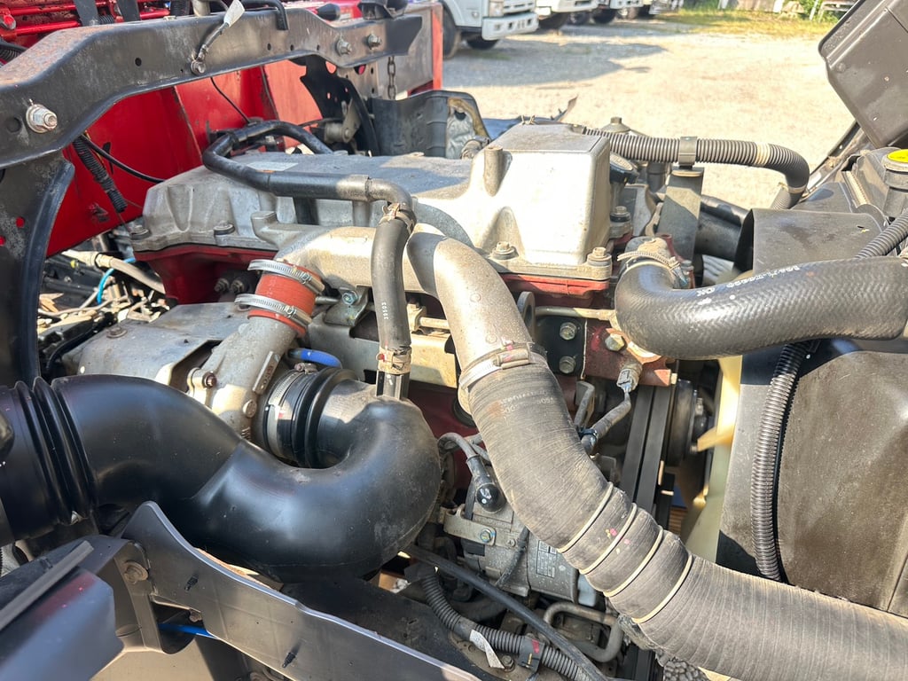 HINO MEGA175 ปี60 ดั้ม เครน ยูนิค 3.4ตัน 3ปอก กระบะดั้ม 5.20เมตร กว้าง 2.20เมตร 