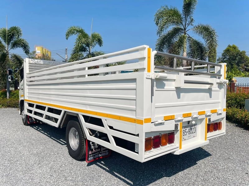 6 ล้อ HINO MEGA FC9JJ 150 แรง เทอร์โบ ปี 2557 กระบะสแตนเลสทั้งลูก รถห้าง