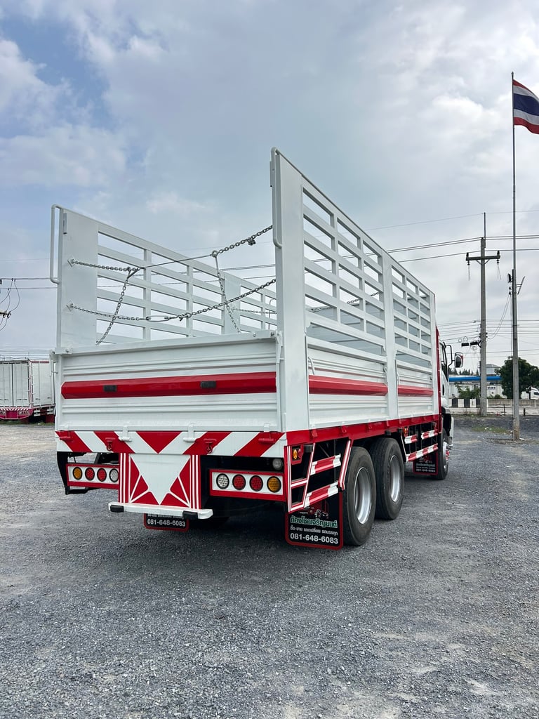 lSUZU FVM300 แรง ปี60 กระบะคอกยาว6.5เมตร