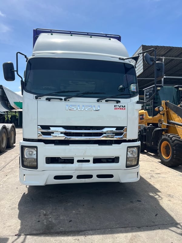 ISUZU #10ล้อ #FVM240 กระบะคอกเพลาเดียว ปี2553  