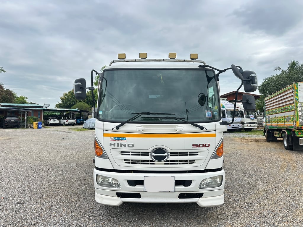 Hino mega 500 ปี57 รถสองแถว กระบะยาว 5.60เมตร 