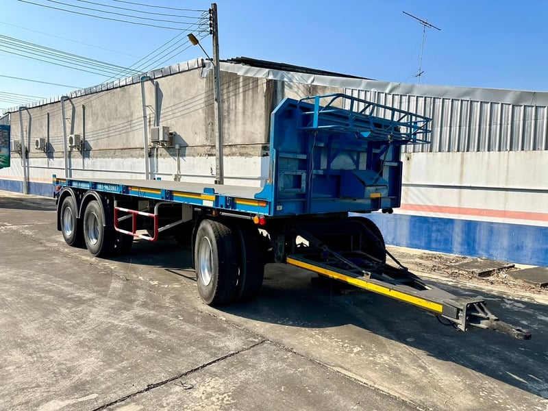 ลูกพ่วง พื้นเรียบ3เพลา Panus ปี66 ยาว7ม ลูกพ่วง พื้นเรียบ3เพลา Panus ปี66 ยาว7ม