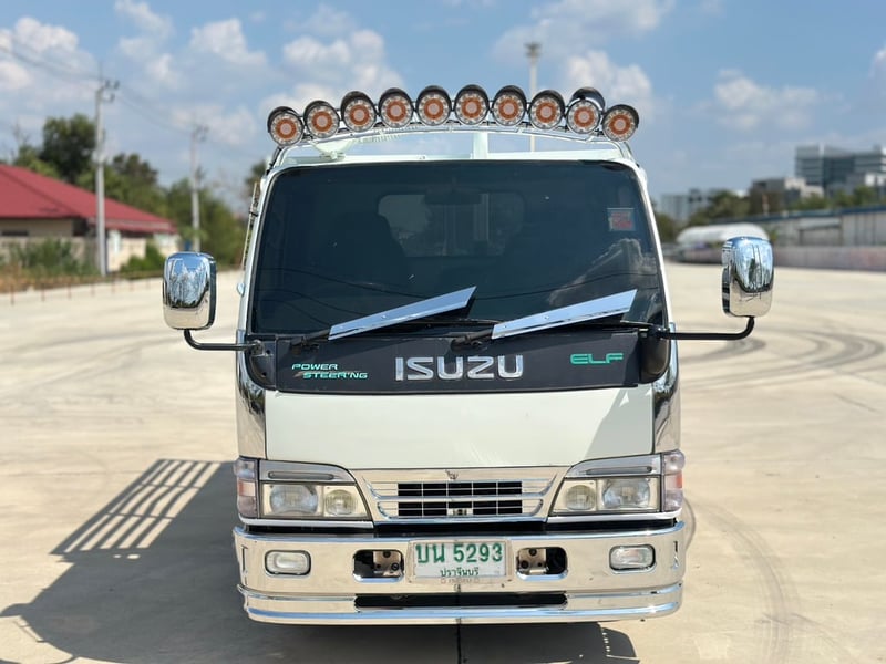 ISUZU NKR หัวการ์ตูน 🚚  กระบะพร้อมคอกเหล็ก