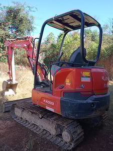 แบ็คโฮเล็ก Kubota Kx033 เจ้าของขายเอง 