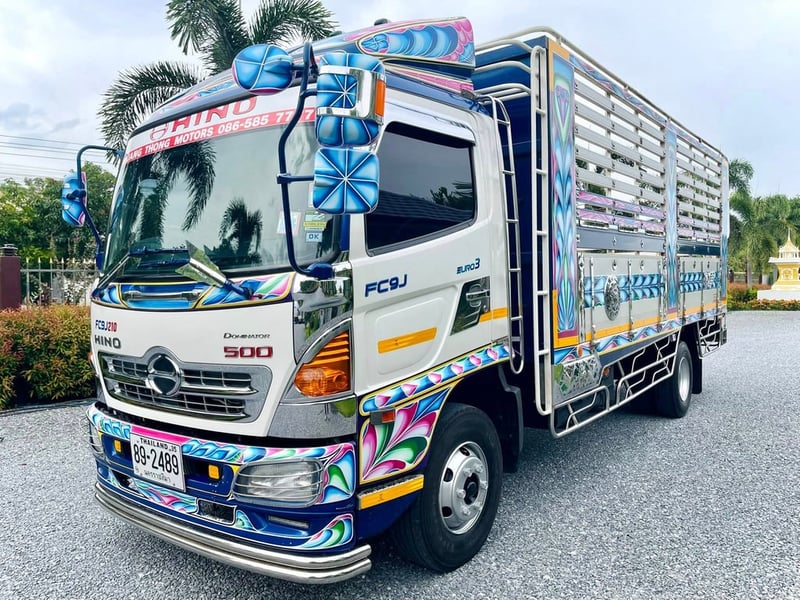 6 ล้อ HINO MEGA FC9JJ 210 แรง เทอร์โบ ปี 2561 ราคา 950,000 บาท