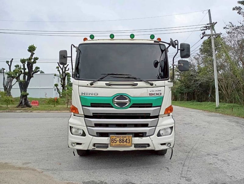 HINO Victor 500 344 แรง EURO 3 ทะเบียน 65-8843 พ่วง 65-8937