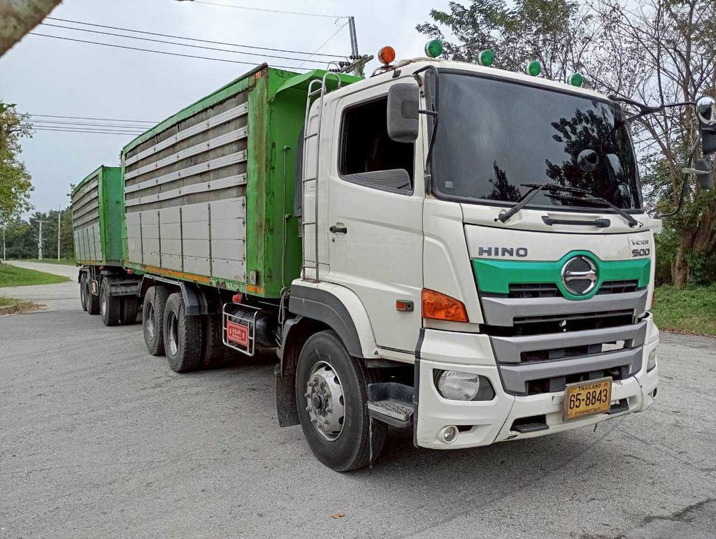 HINO Victor 500 344 แรง EURO 3 ทะเบียน 65-8843 พ่วง 65-8937 HINO Victor 500 344 แรง EURO 3 ทะเบียน 65-8843 พ่วง 65-8937
