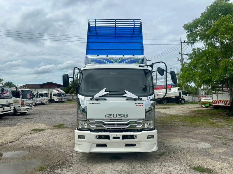 ISUZU FRR210แรง ปี58 ดัมพ์เกษตร 8ตัน ยาว 5.50เมตร 