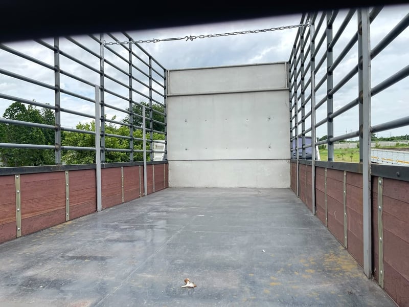 6 ล้อ HINO MEGA FC9J 175 แรงเทอร์โบ คอมมอนเรล ปี 2553 กระบะคอกเหล็กสูง 