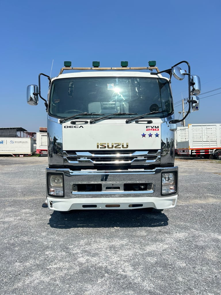 ISUZU 10ล้อ รุ่นFVM240 แรง ถังน้ำ8000ลิตร 
