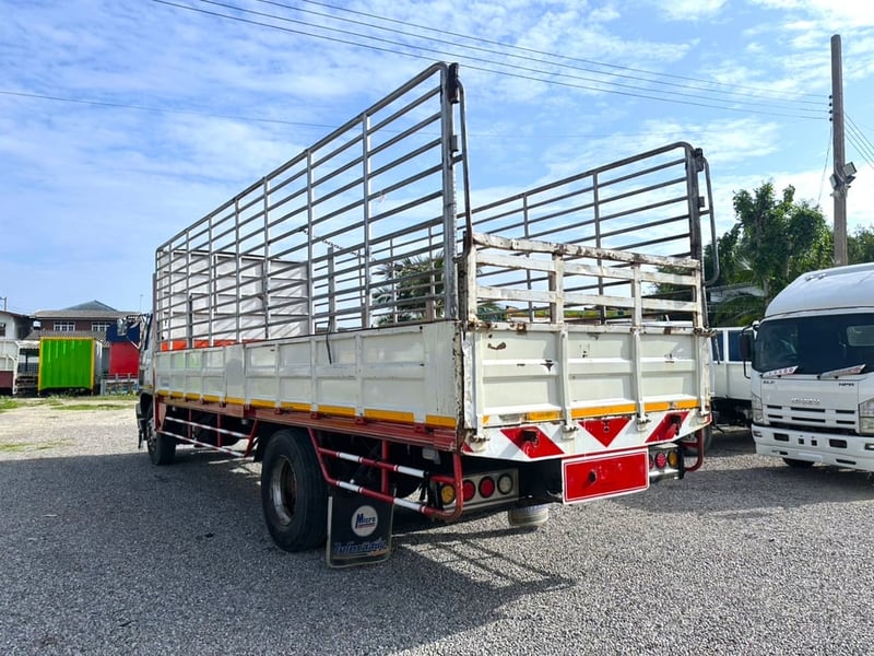 HINO  FF1J ปี43 ยาว 7.20 เมตร  รถบรรทุก 6ล้อ กระบะคอกสูง