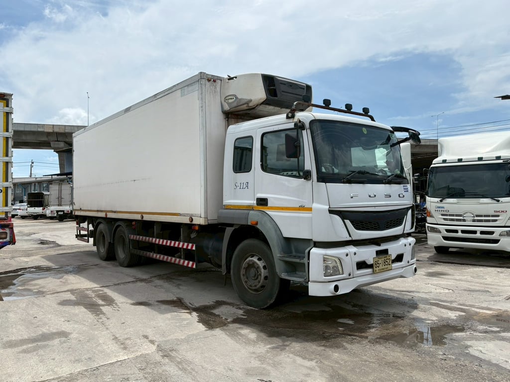รถตู้เย็น #FUSO 231 ปี61 แอร์แคเรียร์