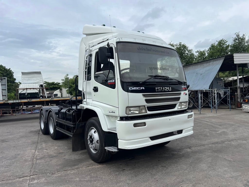 ISUZU GXZ320 ปี52 รถบรรทุก 10ล้อ หัวลาก เฉพาะหัว ปี2009 เลขไมล์น้อยกว่า 500,000 กม. ISUZU GXZ320 ปี52 รถบรรทุก 10ล้อ หัวลาก เฉพาะหัว ปี2009 เลขไมล์น้อยกว่า 500,000 กม.