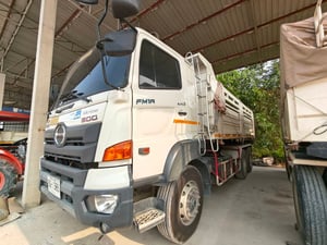 Hino344 พ่วงแม่+ลูกดั้มพ์ ปี61  