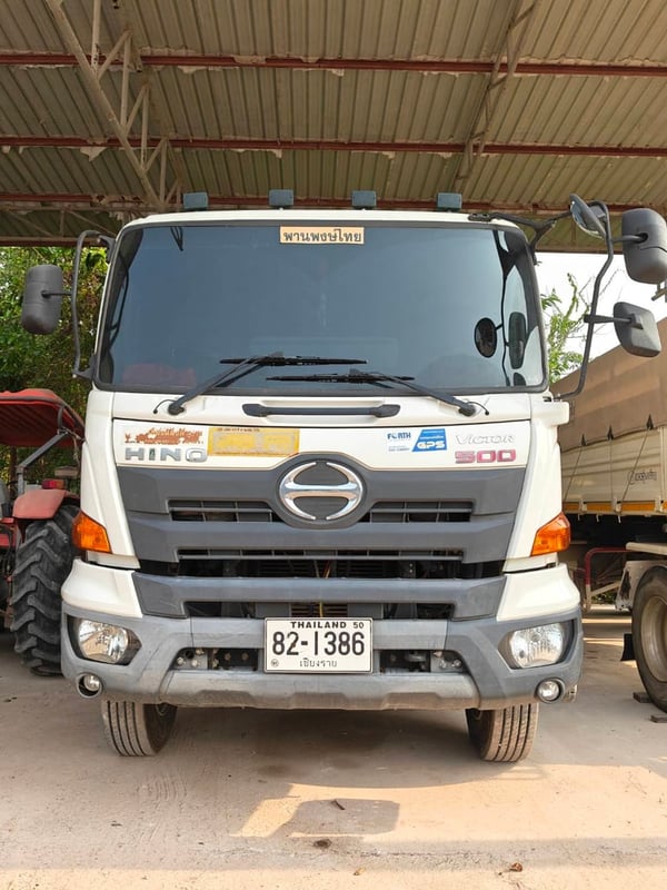 Hino344 พ่วงแม่+ลูกดั้มพ์ ปี61  