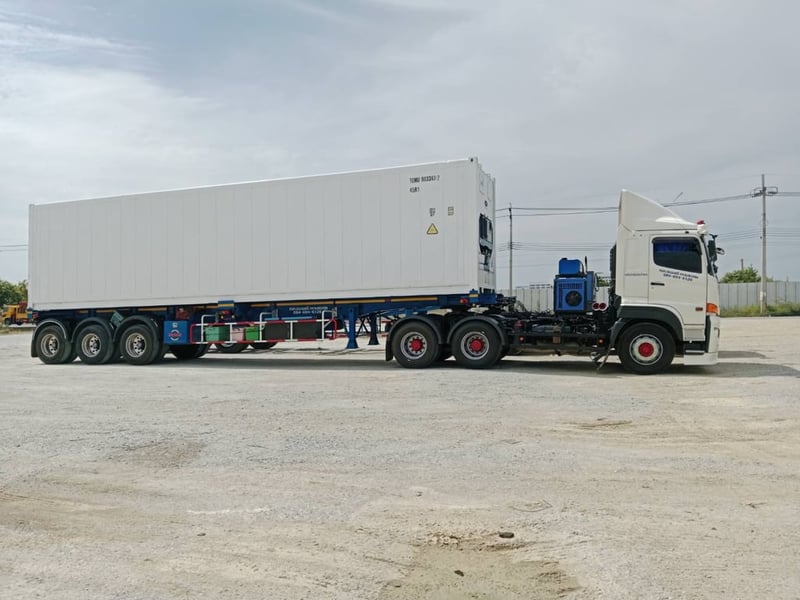 หัวลากHino344+หาง ปี 66 ไม่รวมเครื่องเจนกับตู้ 