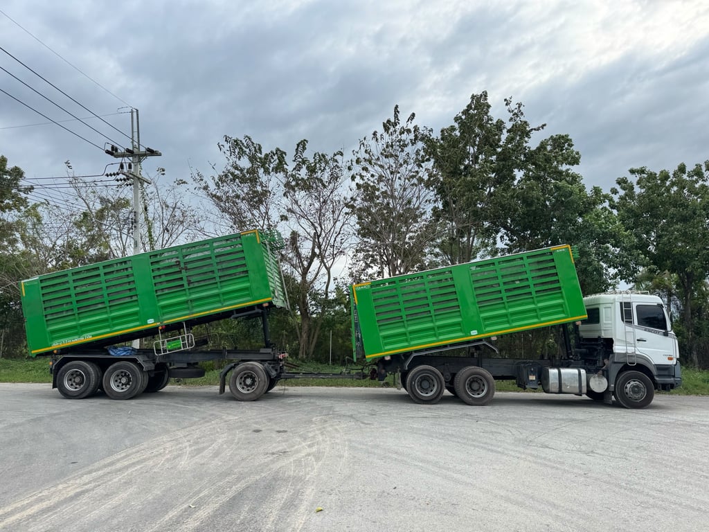 UD Truck CWE 390 ทะเบียน 67-4278 พ่วง 67-4279 