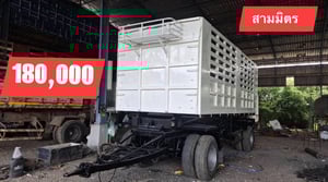 หางลูกพ่วงดั้มพ์สามมิตร 2เพลา ปี48 ราคา 180,000 บาท 