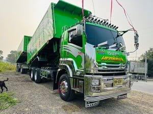 Isuzu FXZ360 ปี 65 ไมล์ 130,000 อู่ สหกิจดั้ม  ดั้มแม่ + ลูก 