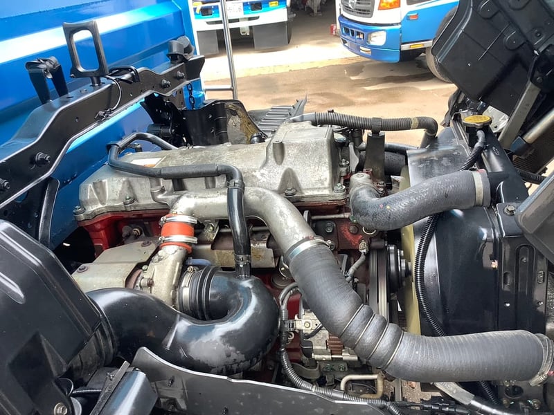 Hino 6 ล้อ กระบะพื้นเลทยาว 6.5 เมตร รถวิ่งน้อย ปี54 