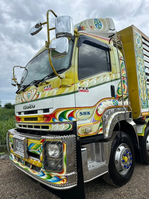 FXZ 360 ปี 56 ไมล์น้อย 573,000 กม. แม่ 12 ล้อ ยาว 6.2 ม. ตัวลูก 3 เพลา 7 ม.ดั้มแม่ลูก 