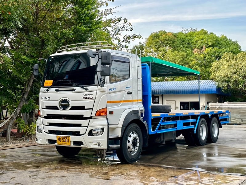 10ล้อเพลาเดียว Hino FL1A344แรง ปี66  ช่วงยาว 7.5เมตร 