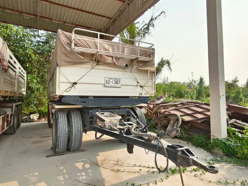 Hino344 พ่วงแม่+ลูกดั้มพ์ ปี61  