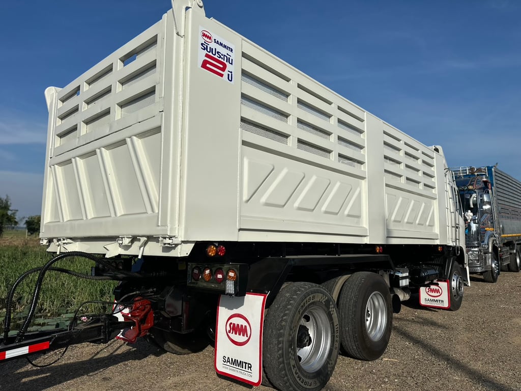 ฮีโน่ FM2P 380 พ่วงแม่+ลูก ปี 57 สามมิตรดั้ม แม่ 6.00 ลูก 6.5 สูง 1.60 ม. ฮีโน่ FM2P 380 พ่วงแม่+ลูก ปี 57 สามมิตรดั้ม แม่ 6.00 ลูก 6.5 สูง 1.60 ม.