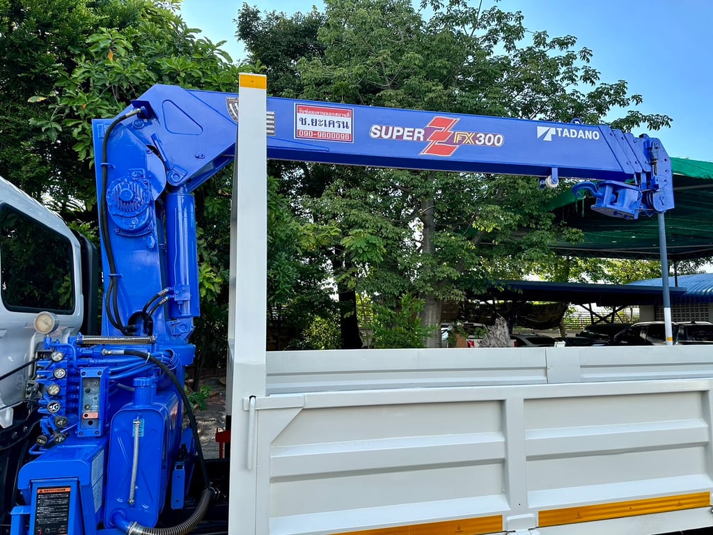 Hino 6ล้อ Fc9j210 ปี64 ติดเครน tadano 3ตัน4ปลอก 