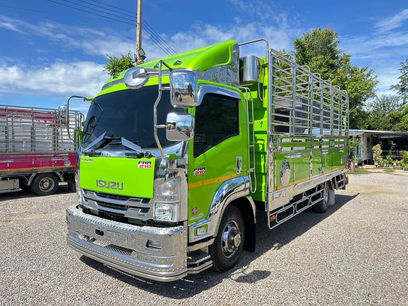 ISUZU #FRR210 2021 กระบะปิเนียนคอกเลส พื้นเลส ISUZU #FRR210 2021 กระบะปิเนียนคอกเลส พื้นเลส