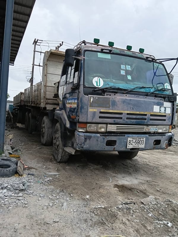 NISSAN DIESEL  320ติดก๊าซ พ่วงแม่+ลูก  ปี44  