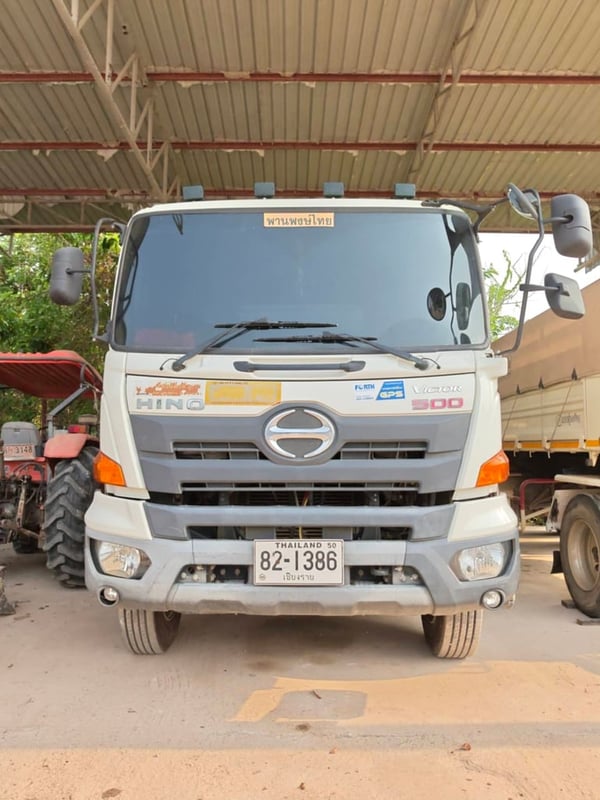 Hino344 พ่วงแม่+ลูกดั้มพ์ ปี61  
