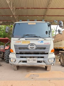 Hino344 พ่วงแม่+ลูกดั้มพ์ ปี61  
